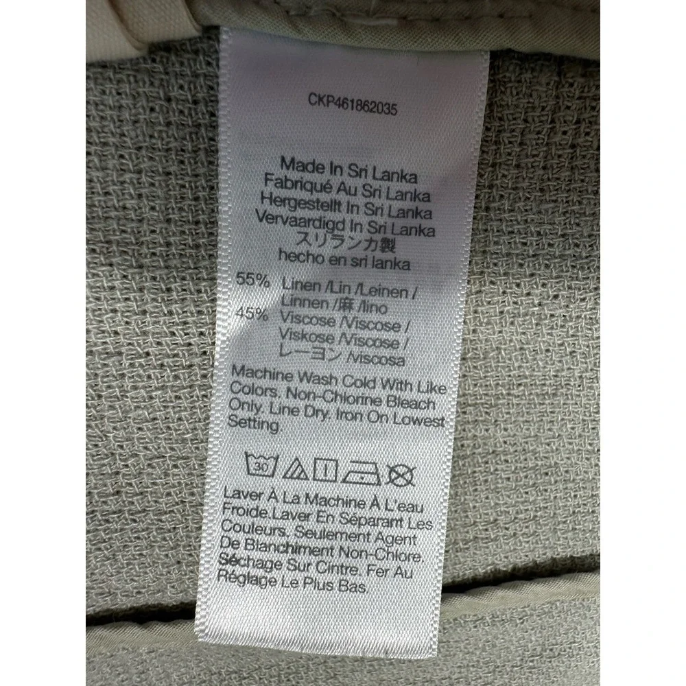 Madewell Blazer Womens Small Green Breezewoven Larsen Linen Blend - Picture 7 of 8